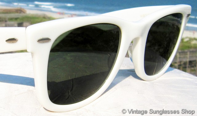 ray bans white frame