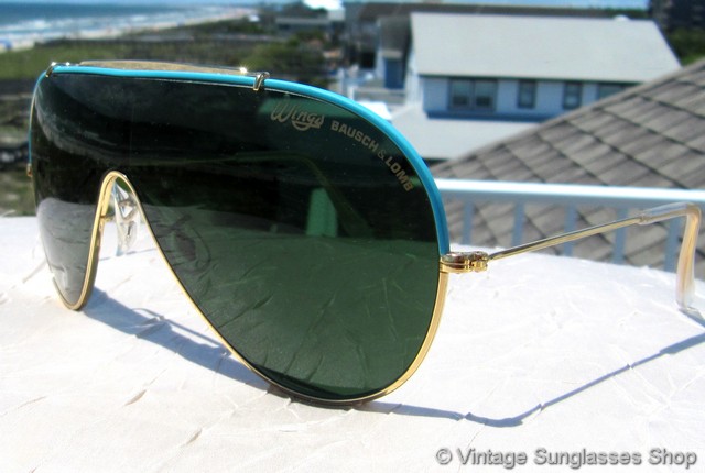 Bausch & Lomb Ray-Ban Wings Flying Colors Turquoise G-15 Sunglasses