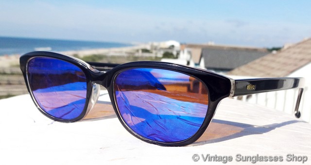 Revo 1117 061 Boxy Blue Mirror Sunglasses