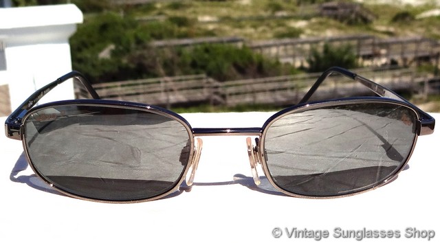 Vintage Revo H2O Polarized Sunglasses Gunmetal Small  Frame 3041 080/k3 48mm Revo 3041 080 Stealth Mirror H20 Sunglasses main image 4