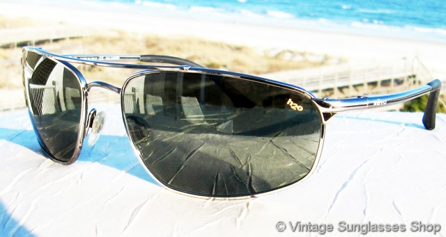 Vintage Revo 3060 080 J7 Black Mirror H20 Sunglasses