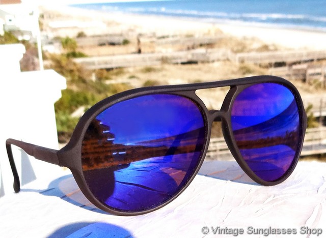 Revo 700 001 Grand Venture Aviator Blue Mirror Sunglasses