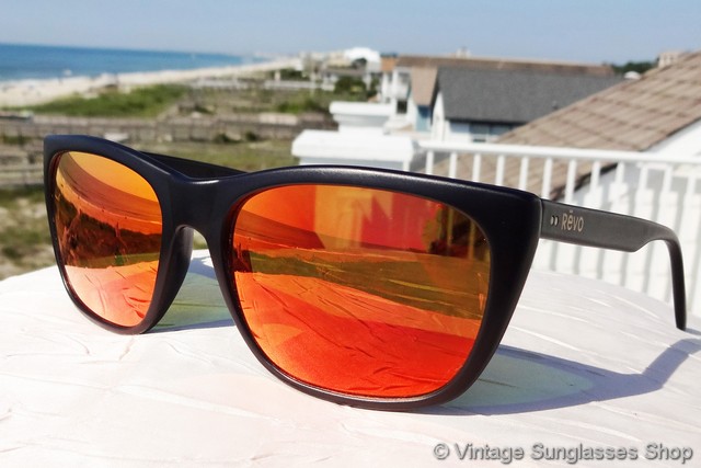 Revo 840 001 Grand Sixties Orange Mirror Sunglasses