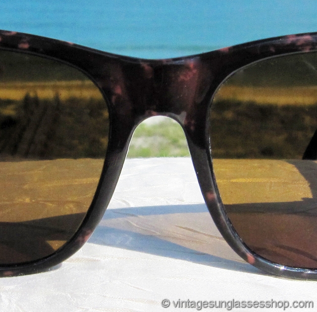 Revo 840 Grand Sixties Mottled Tortoise Purple Mirror Sunglasses