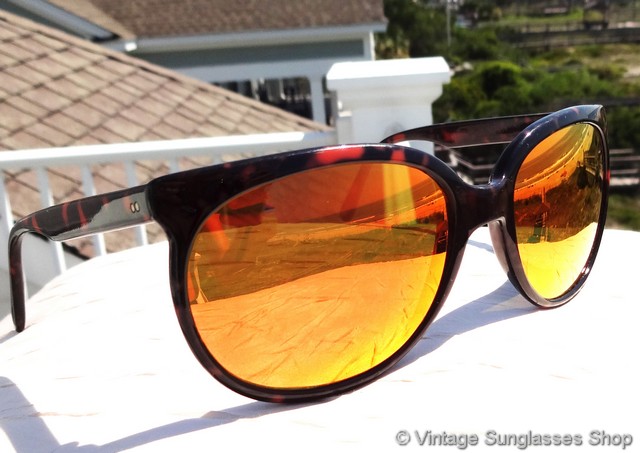 Revo 850 Red Tortoise Orange Mirror Sunglasses