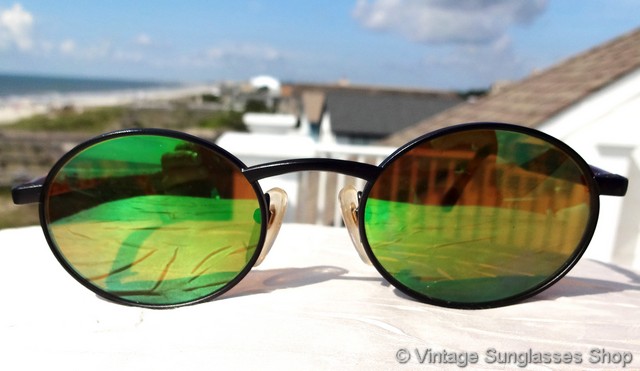 Lunettes De Soleil Revo 962-053 - Verres Miroir Doré Ultra Rares - Occasion Très Bon état