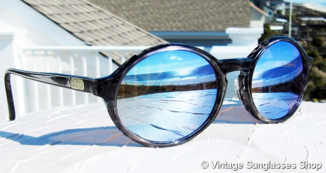 Vintage Revo 969/016 Oval Polarized Sunglasses Gray lenses blue mirror REVO Oval Sunglasses for Men for sale | eBay main image 3