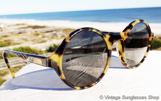 Revo 986 008 Yellow Tortoise Shell Sunglasses display picture 1