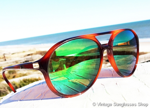 Revo Grand Venture Aviator Green Mirror Tortoise Shell  display picture 1
