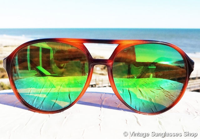 Revo Grand Venture Aviator Green Mirror Tortoise Shell  display picture 3