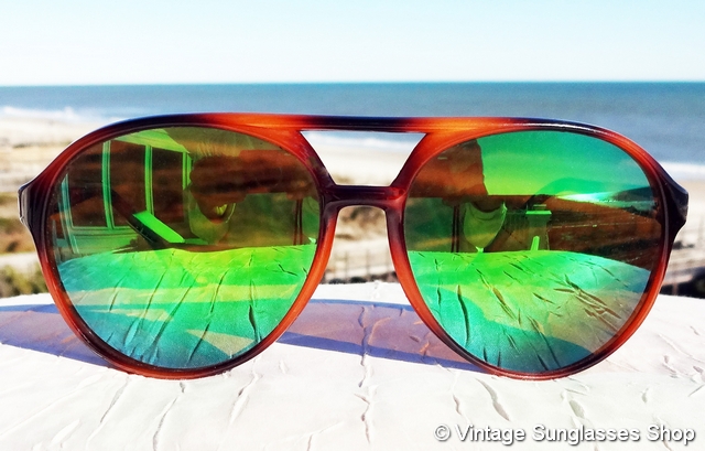 Revo Grand Venture Aviator Green Mirror Tortoise Shell  display picture 1
