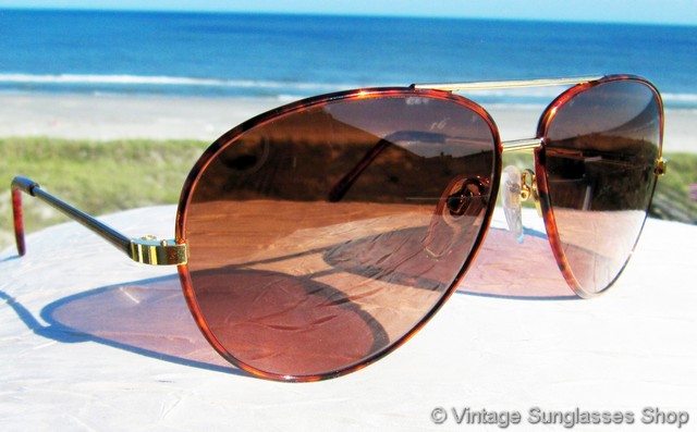 Serengeti 5402 Essentials Tortuga Aviator Sunglasses display picture 1