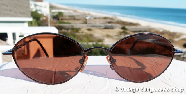 Vintage Serengeti 6430 Intrepid Sunglasses Henna Metal Photochromic Drivers Serengeti 6430 Intrepid Transit Henna Sunglasses main image 4