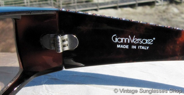 SALE Authentic Versace Sunglasses Basix Mod 809/Col 691 with Bling ? Versace Basix Mod 809 Col 691 Sunglasses main image 3