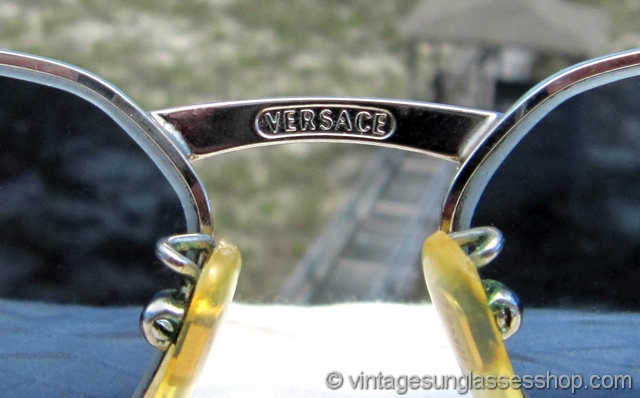 Versace S52 26M Silver Medusa Sunglasses
