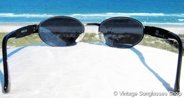 Versace X02 028 Etched Black Medusa Sunglasses display picture 3