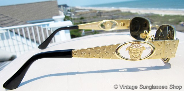 Versace S52 Col 030 Gold Medusa Head Sunglasses