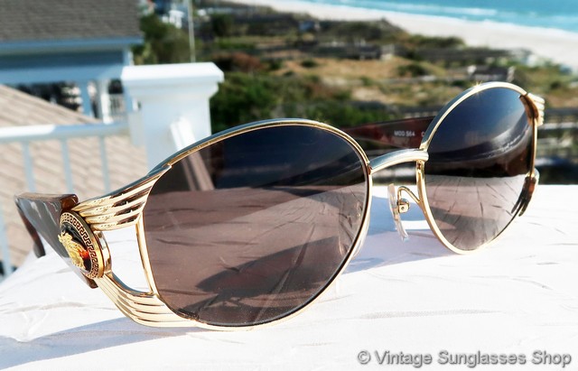 Versace S64 030 Medusa Sunglasses display picture 1