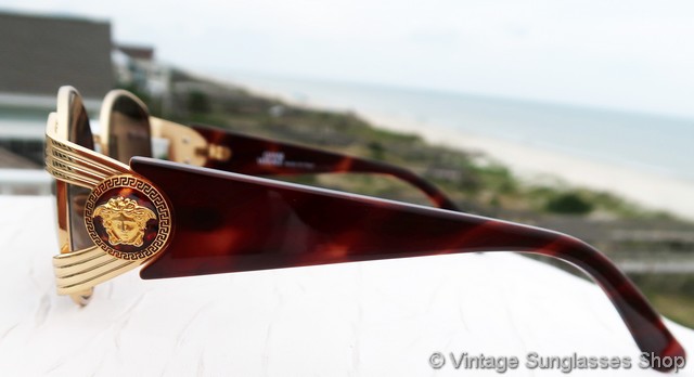 Versace Medusa Logo & Ombré Lenses Vintage Sunglasses Versace S72 15L Medusa Sunglasses main image 3