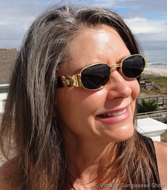 Versace S70 030 Medusa Sunglasses display picture 1