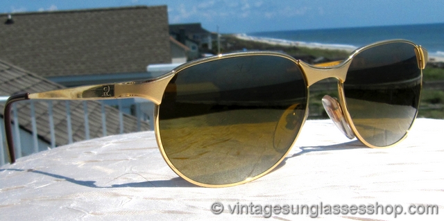 Vuarnet 041 Skilynx Gold Sunglasses