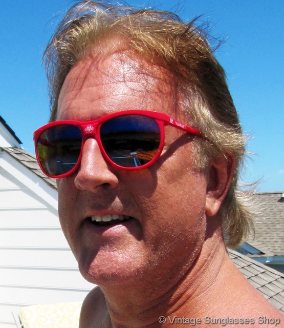 Vuarnet 084 Nautilux Red Sunglasses display picture 2