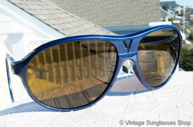 Vuarnet 085 PX-5000 Blue Outdoorsman Shooter Sunglasses