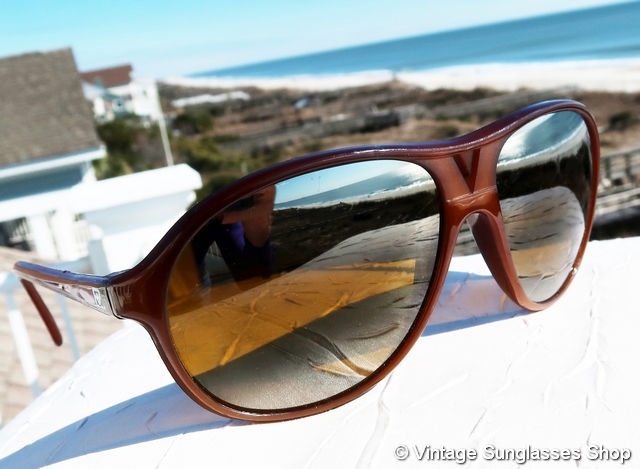 Vuarnet 085 Skilynx Brown Sunglasses display picture 1
