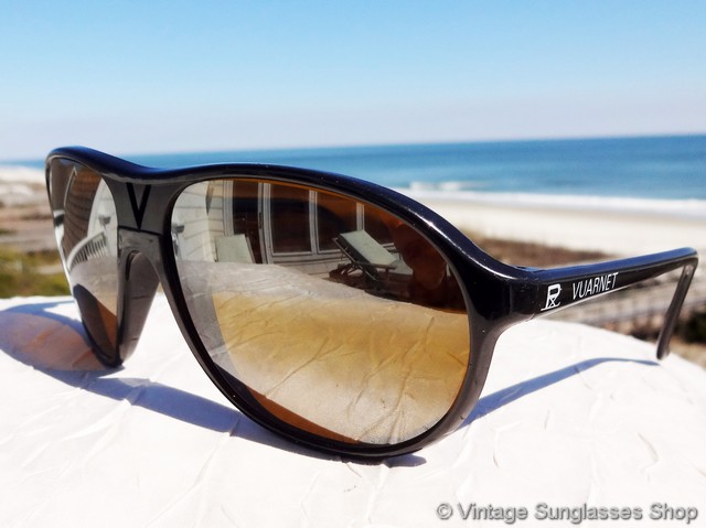 Vuarnet 085 Skilynx Black Sunglasses display picture 2