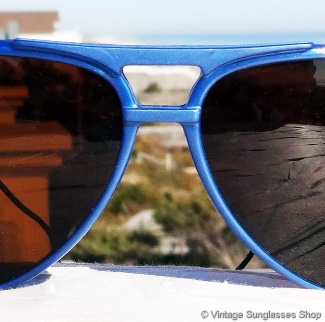 Vntage Vuarnet 003 Blue Gtan Sunglasses PX5000 Brown Lens - Etsy